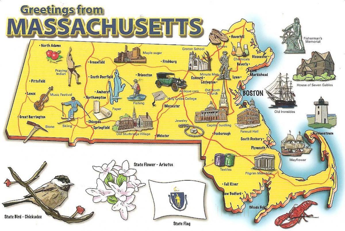 New England usa خريطة
