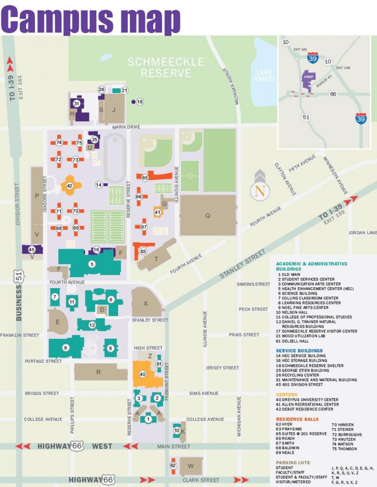 مدرسة هارفارد الطبية خريطة الحرم الجامعي