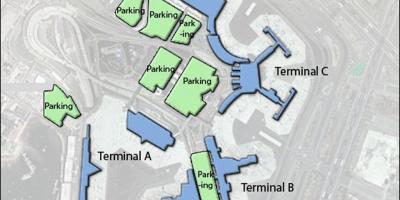 خريطة مطار لوجان محطة c