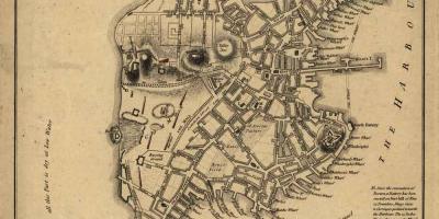 خريطة تاريخية بوسطن