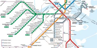 خريطة مترو بوسطن