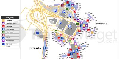 Logan airport terminal خريطة